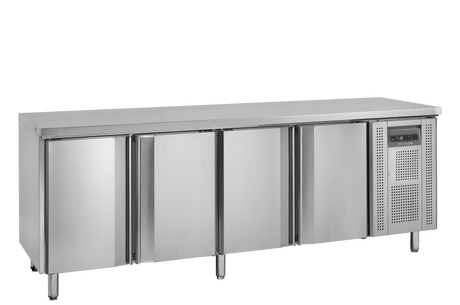 Tiefkühltisch – 4 Türen – 533 L – 2230×700×880 mm – SS 304 - Produktansicht
