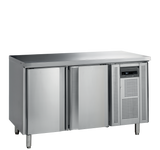 Tiefkühltisch – 2 Türen – 230 L – 1360×600×860 mm – SS 304 - Produktansicht