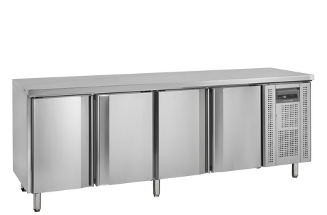 Tiefkühltisch – 4 Türen – 460 L – 2230×600×920 mm – SS 304 - Produktansicht