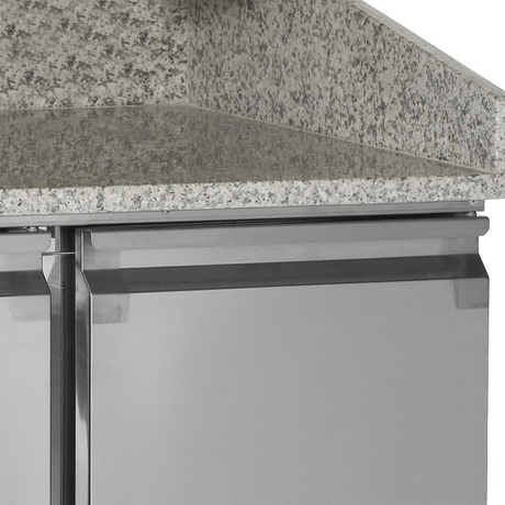 Pizzakühltisch – 3 Türen – 368 L – 1365×700×1045 mm – SS 304 - Detail