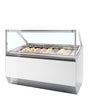 Speiseeisvitrine – 181 L – 1661×1054×1356 mm – Weiß - Produktansicht