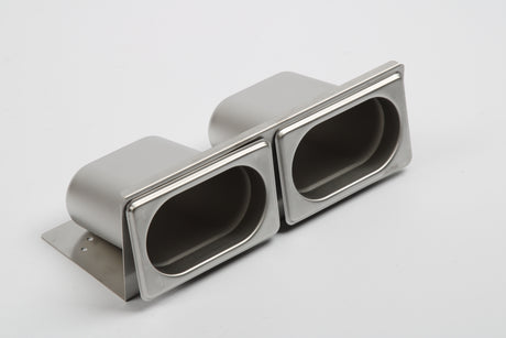 Halter für Portioniererspüle 2x GN1/9, Edelstahl