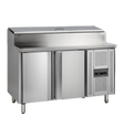 Sandwich-Kühltisch – 2 Türen – 297 L – 1360×700×1080 mm – SS 304 - Produktansicht