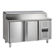 Sandwich-Kühltisch – 2 Türen – 337 L – 1510×800×1080 mm – SS 304 - Produktansicht