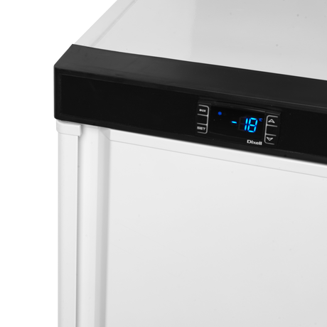 Gewerbegefrierschrank – 1 Tür – 120 L – 600×585×855 mm – Weiß – 2 Feste Gefrierablagen - Detail