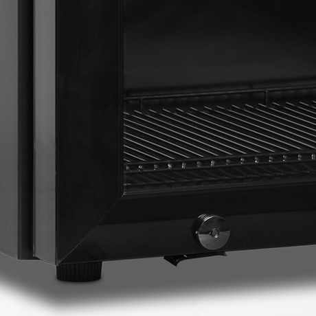 Milchkühlschrank – 1 Glastür – 20 L – 356×430×491 mm – Schwarz - Detail