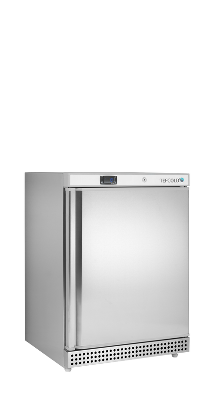 Gewerbegefrierschrank – 1 Tür – 120 L – 600×585×855 mm – SS 430 – 2 Feste Gefrierablagen - Produktansicht