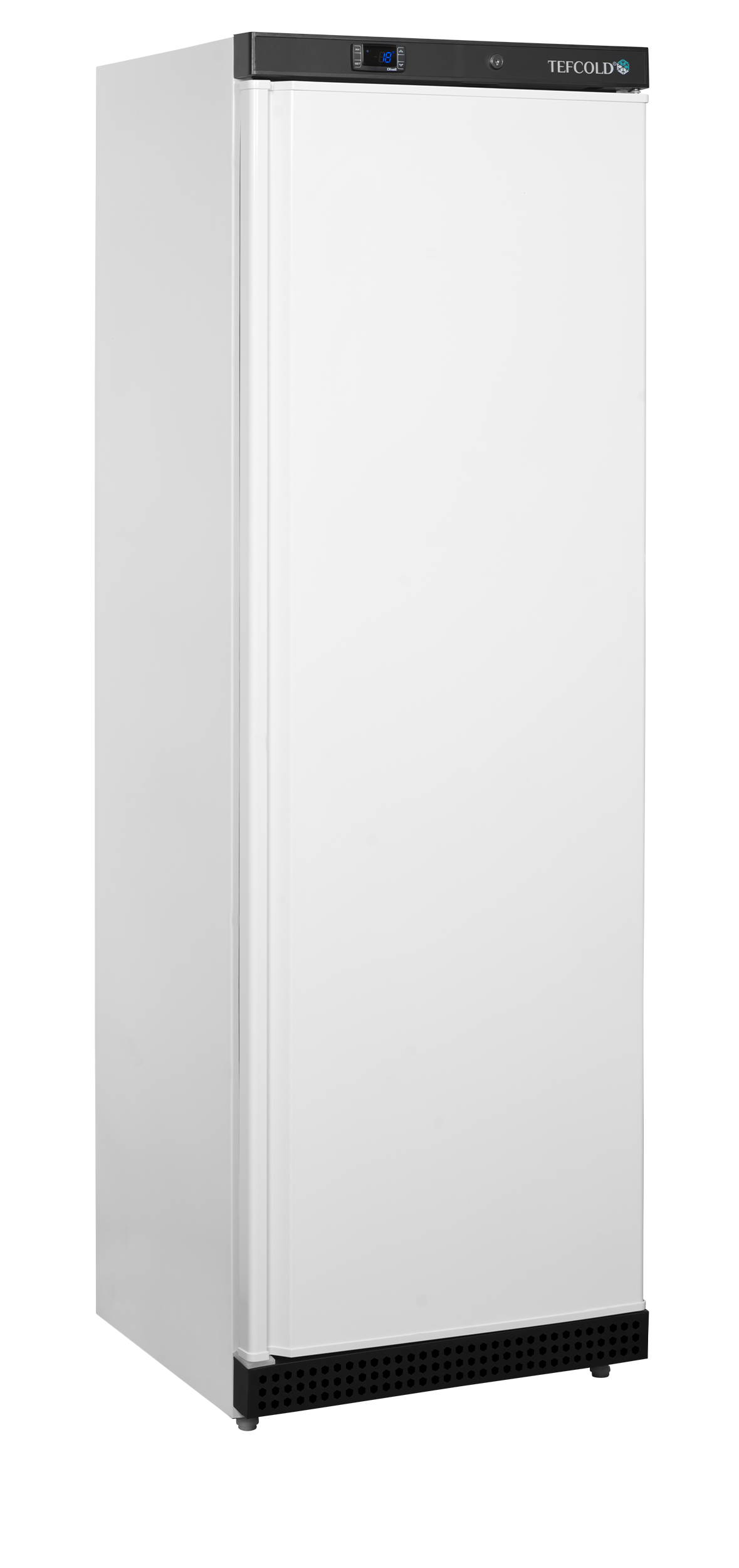 Gewerbegefrierschrank – 1 Tür – 340 L – 600×585×1855 mm – Weiß – 6 Feste Gefrierablagen - Produktansicht