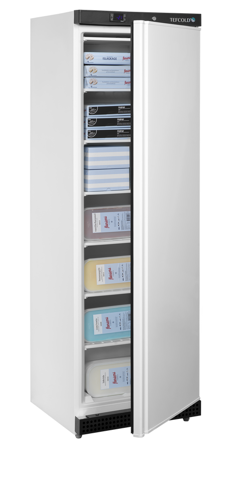 Gewerbegefrierschrank – 1 Tür – 340 L – 600×585×1855 mm – Weiß – 6 Feste Gefrierablagen - Anwendungsbeispiel