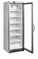 Verkaufsgefrierschrank – 1 Glastür – 340 L – 600×585×1855 mm – SS 430 – -24 bis -10 °C – 7 Feste Gefrierablagen – 380 W - Innenansicht