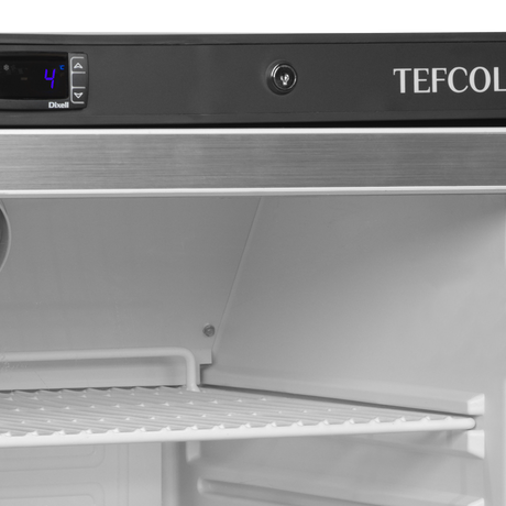 Verkaufsgefrierschrank – 1 Glastür – 120 L – 600×585×855 mm – Weiß – -24 bis -10 °C – 2 Feste Gefrierablagen – 270 W - Detail