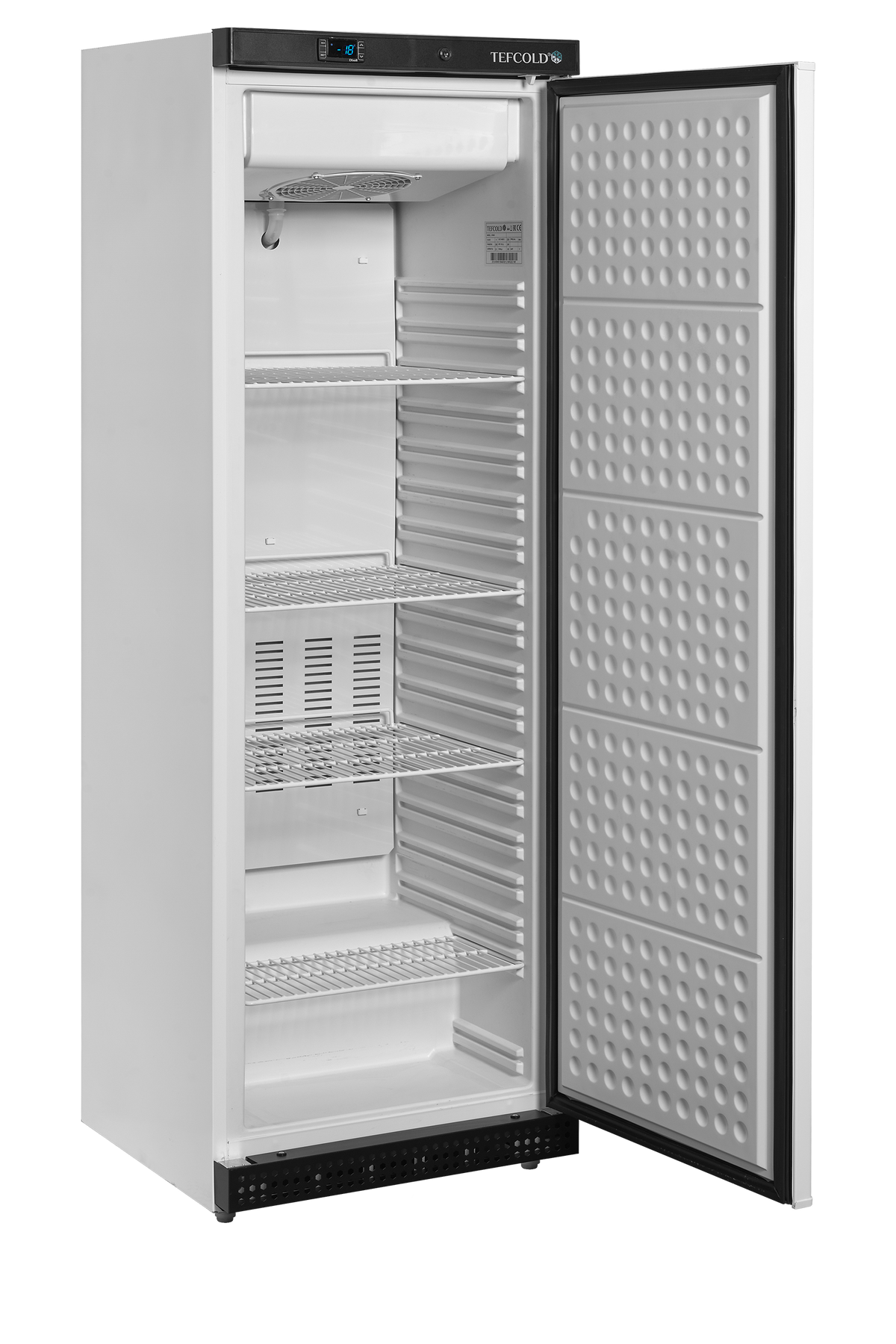 Gewerbegefrierschrank – 1 Tür – 340 L – 600×585×1855 mm – Weiß – 4 Tragroste, weiß - Innenansicht