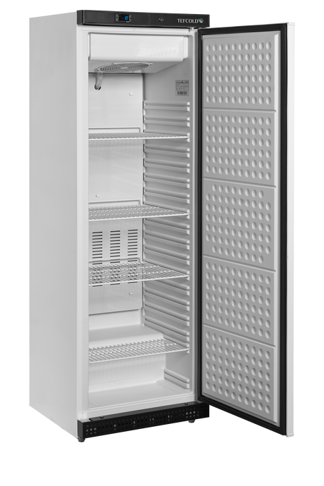 Gewerbegefrierschrank – 1 Tür – 340 L – 600×585×1855 mm – Weiß – 4 Tragroste, weiß - Innenansicht