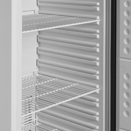 Gewerbegefrierschrank – 1 Tür – 340 L – 600×585×1855 mm – Weiß – 4 Tragroste, weiß - Detail