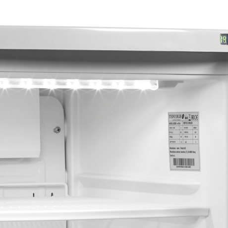 Getränkekühlschrank – 1 Glastür – 85 L – 503×567×775 mm – Weiß – +2 bis +10 °C - Detail