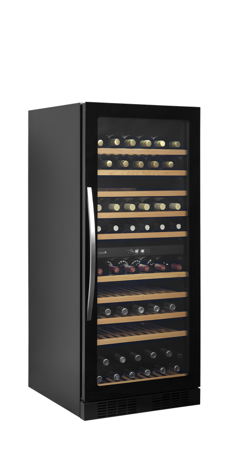 Weinkühlschrank – 1 Tür – 119 Flaschen (750 ml) – 595×680×1390 mm – Schwarz - Anwendungsbeispiel