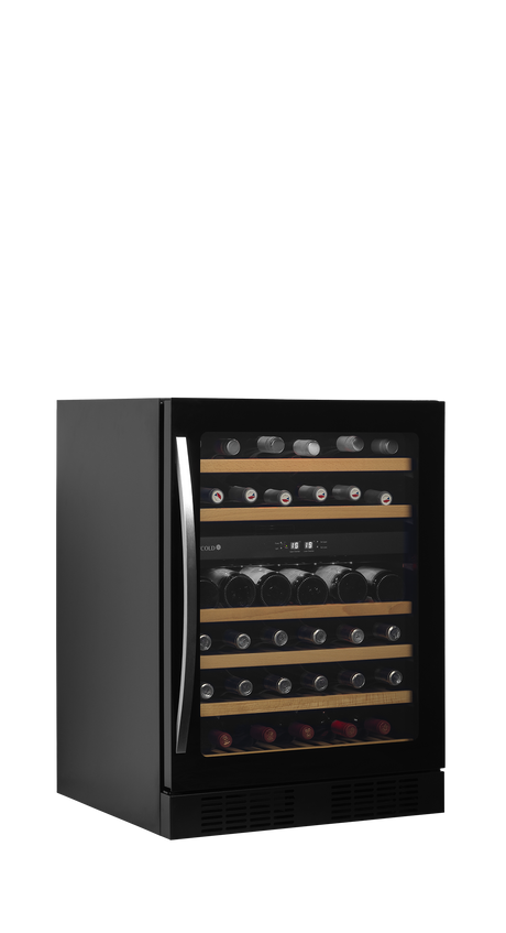 Weinkühlschrank – 1 Tür – 46 Flaschen (750 ml) – 595×570×820 mm – Schwarz - Anwendungsbeispiel