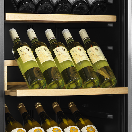 Weinkühlschrank – 1 Glastür – 163 Flaschen (750 ml) – 595×680×1760 mm – Schwarz - Detail