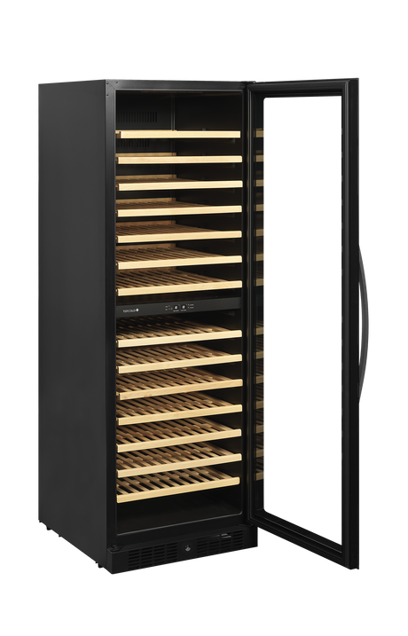 Weinkühlschrank – 1 Tür – 163 Flaschen (750 ml) – 595×680×1760 mm – Schwarz - Innenansicht