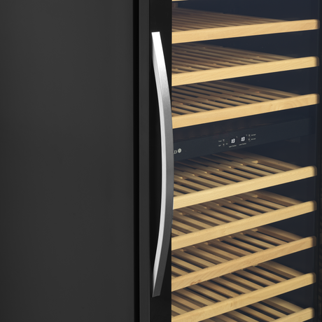 Weinkühlschrank – 1 Tür – 165 Flaschen (750 ml) – 595×680×1760 mm – Schwarz - Detail