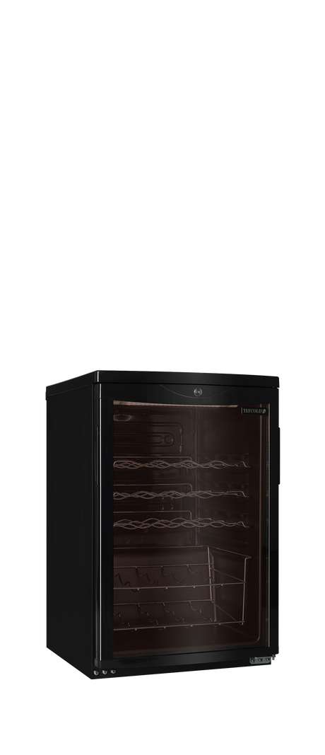 Weinkühlschrank – 1 Glastür – 22 Flaschen (750 ml) – 503×567×775 mm – Schwarz - Produktansicht