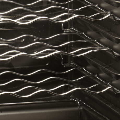 Weinkühlschrank – 1 Glastür – 22 Flaschen (750 ml) – 503×567×775 mm – Schwarz - Detail