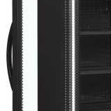 Getränkekühlschrank – 1 Glastür, Linksanschlag – 219 L – 595×600×1840 mm – Schwarz – +2 bis +12 °C - Detail