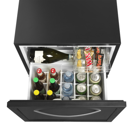 Minibar-Schubladenkühlschrank – 45 L – 550×508×420 mm – Schwarz - Anwendungsbeispiel
