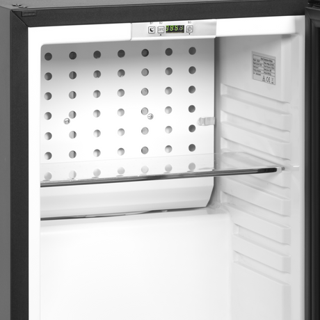 Minibar-Kühlschrank – 1 Glastür – 24 L – 402×425×505 mm – Schwarz - Detail