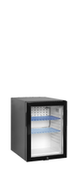 Minibar-Kühlschrank – 1 Glastür – 34 L – 402×485×565 mm – Schwarz - Produktansicht