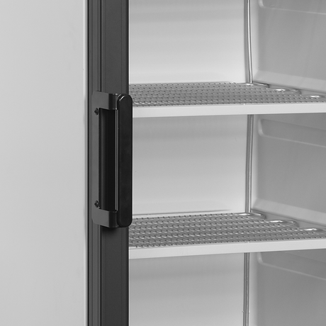 Verkaufsgefrierschrank – 1 Glastür – 270 L – 595×640×1980 mm – Weiß – Innenhöhe 1545 mm – -24 bis -14 °C – 6 Feste Gefrierablagen – 570 W - Detail