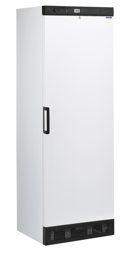 Gewerbegefrierschrank – 1 Tür – 270 L – 595×600×1840 mm – Weiß – 6 Feste Gefrierablagen - Produktansicht