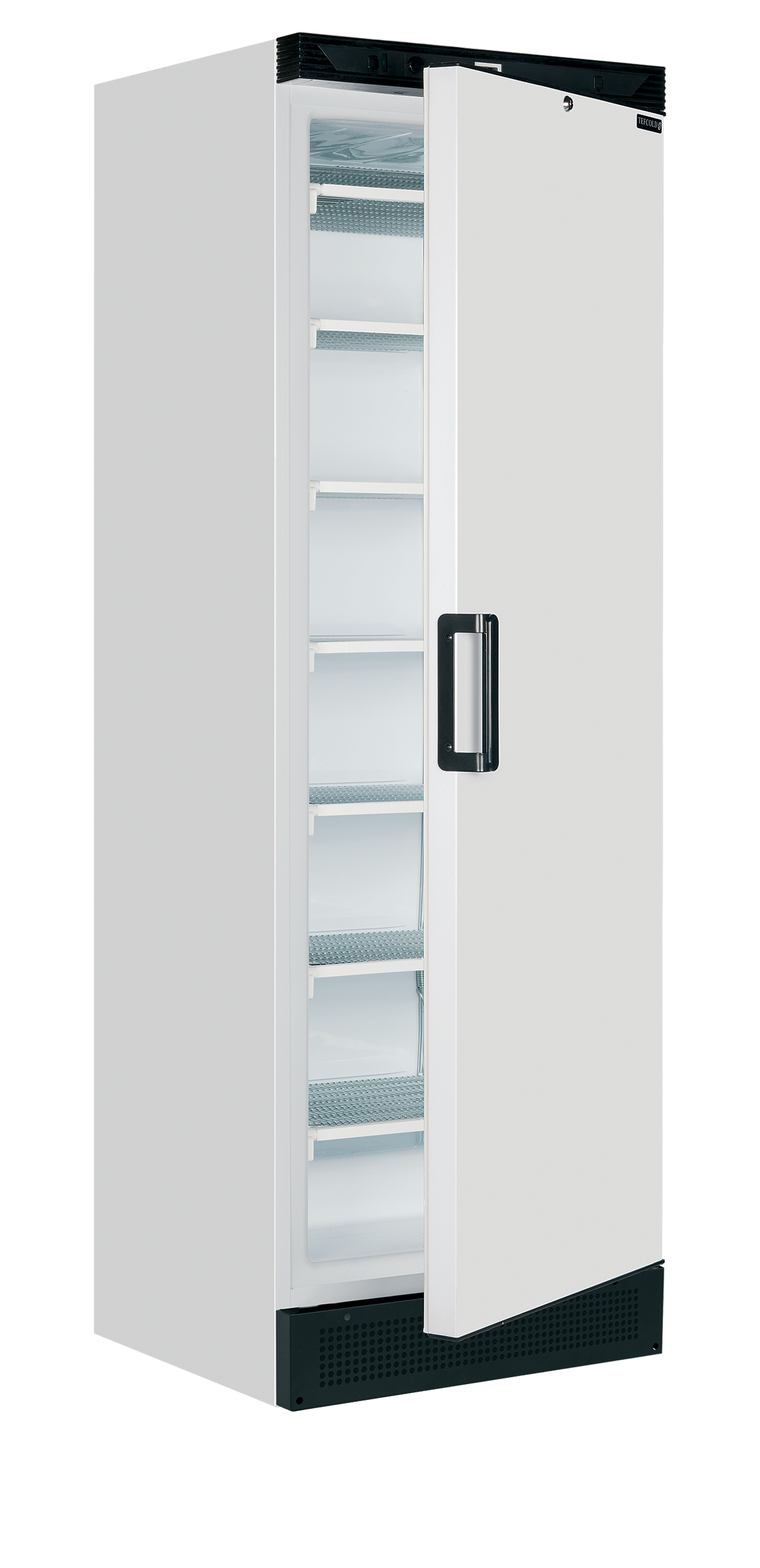Gewerbegefrierschrank – 1 Tür – 270 L – 595×600×1840 mm – Weiß – 6 Feste Gefrierablagen - Innenansicht
