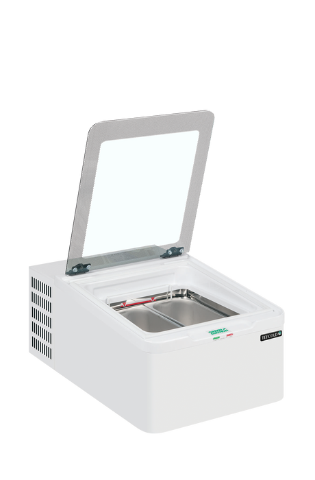 Speiseeisvitrine – 20 L – 490×790×345 mm – Weiß - Produktansicht