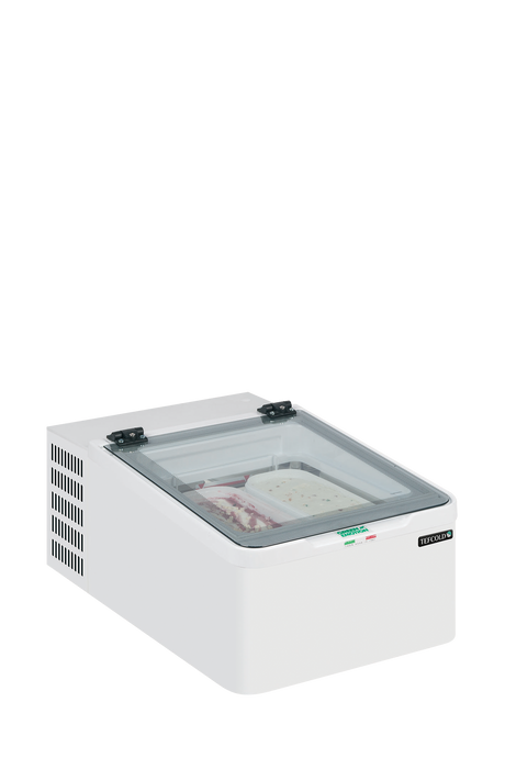 Speiseeisvitrine – 20 L – 490×790×345 mm – Weiß - Anwendungsbeispiel