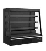 Wandkühlregal – 360 L – 1500×750×1500 mm – Schwarz RAL9005 - Produktansicht
