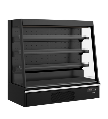 Wandkühlregal – 360 L – 1500×750×1500 mm – Schwarz RAL9005 - Produktansicht