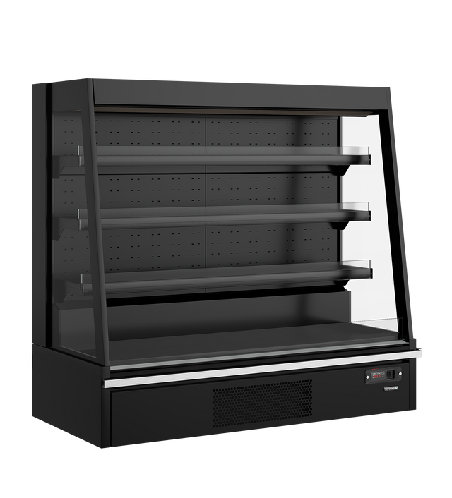 Wandkühlregal – 360 L – 1500×750×1500 mm – Schwarz RAL9005 - Produktansicht