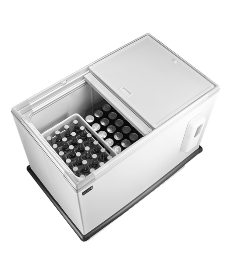 Flaschenkühltruhe – 250 L – 1065×665×1060 mm – Weiß - Anwendungsbeispiel