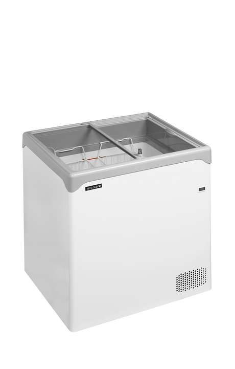 Eiscreme-Gefriertruhe – 138 L – 740×650×885 mm – Weiß – 98 W - Produktansicht