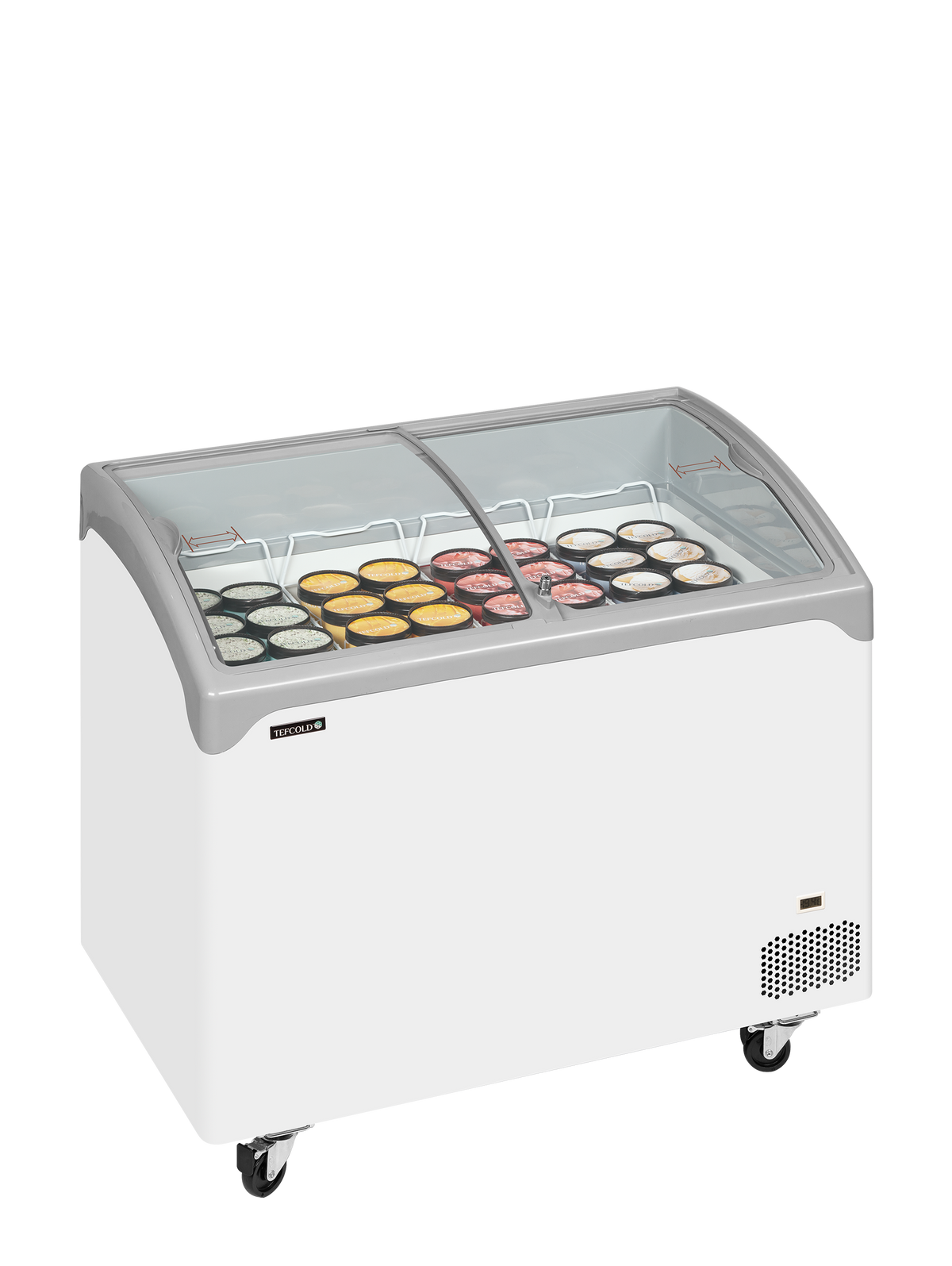 Eiscreme-Gefriertruhe – 218 L – 1030×650×918 mm – Weiß – 141 W - Anwendungsbeispiel