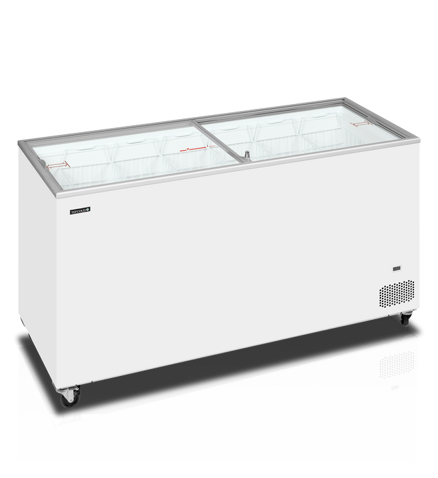 Eiscreme-Gefriertruhe – 430 L – 1550×630×892 mm – Weiß – 191 W - Produktansicht