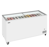 Eiscreme-Gefriertruhe – 430 L – 1550×630×892 mm – Weiß – 191 W - Anwendungsbeispiel