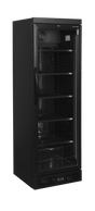 Getränkekühlschrank – 1 Glastür – 219 L – 595×640×1840 mm – Schwarz – +2 bis +10 °C - Produktansicht