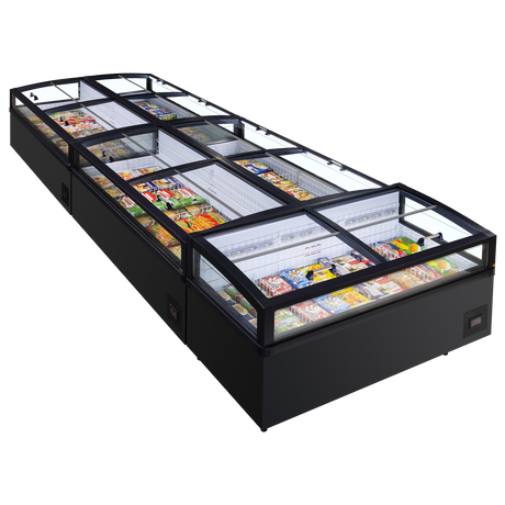 Kühl-/Gefrierinsel – 613 L – 1983×980×970 mm – Anthrazit RAL 7016 - Weitere Ansicht