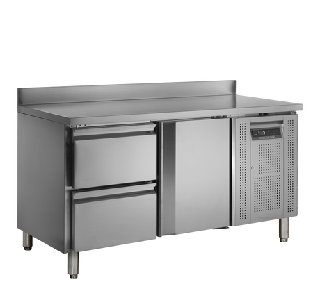 Kühltisch – 1 Tür – 272 L – 1360×700×960 mm – SS 304 - Produktansicht