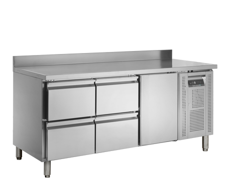 Kühltisch – 1 Tür – 402 L – 1795×700×960 mm – SS 304 - Produktansicht