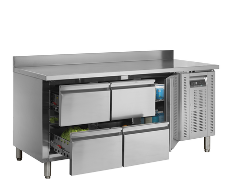Kühltisch – 1 Tür – 402 L – 1795×700×960 mm – SS 304 - Weitere Ansicht