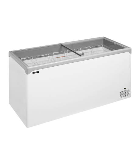 Eiscreme-Gefriertruhe – 367 L – 1570×650×885 mm – Weiß – 191 W - Produktansicht