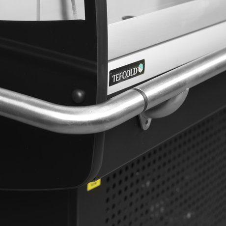 Kühlinsel – 105 L – 900×845×971 mm – Schwarz / Glas - Detail